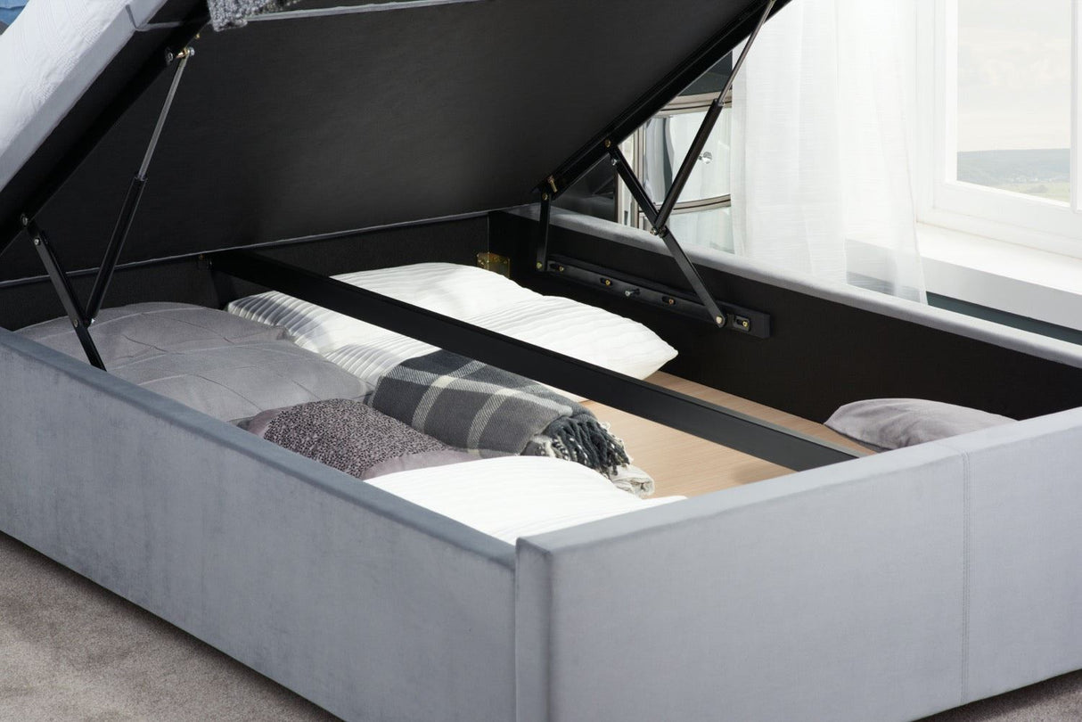 Cologne King Ottoman Bed - Grey