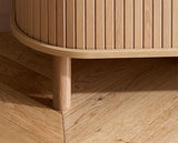 Axel 2 Door Fluted Sideboard - Oak