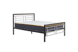 Montana Double Bed - Silver