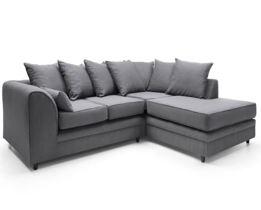 Daisy Right Hand Facing Corner Sofa - Dark Grey