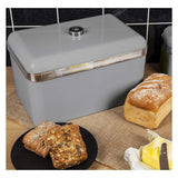 Retro Bread Bin - Grey
