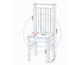 LUDLOW 1+4 DINING SET - GREY SLATE/OAK EFFECT
