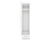 NEVADA 1 DOOR 1 DRAWER WARDROBE - WHITE GLOSS