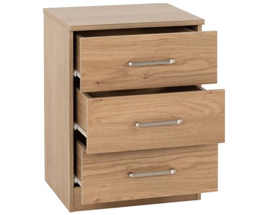 DAKOTA 2 DOOR WARDROBE BEDROOM SET - OAK EFFECT