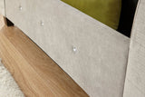 Vanessa Diamante Window Seat-Silver