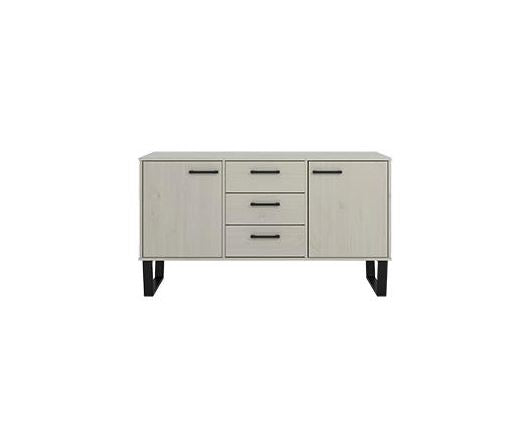 Telv Medium Sideboard with 2 Door, 3 Drawers-Grey
