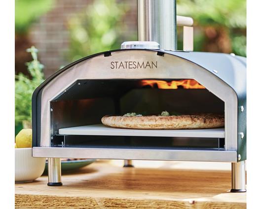 Statesman Tabletop Wood Fire Pizza Oven 13 inch