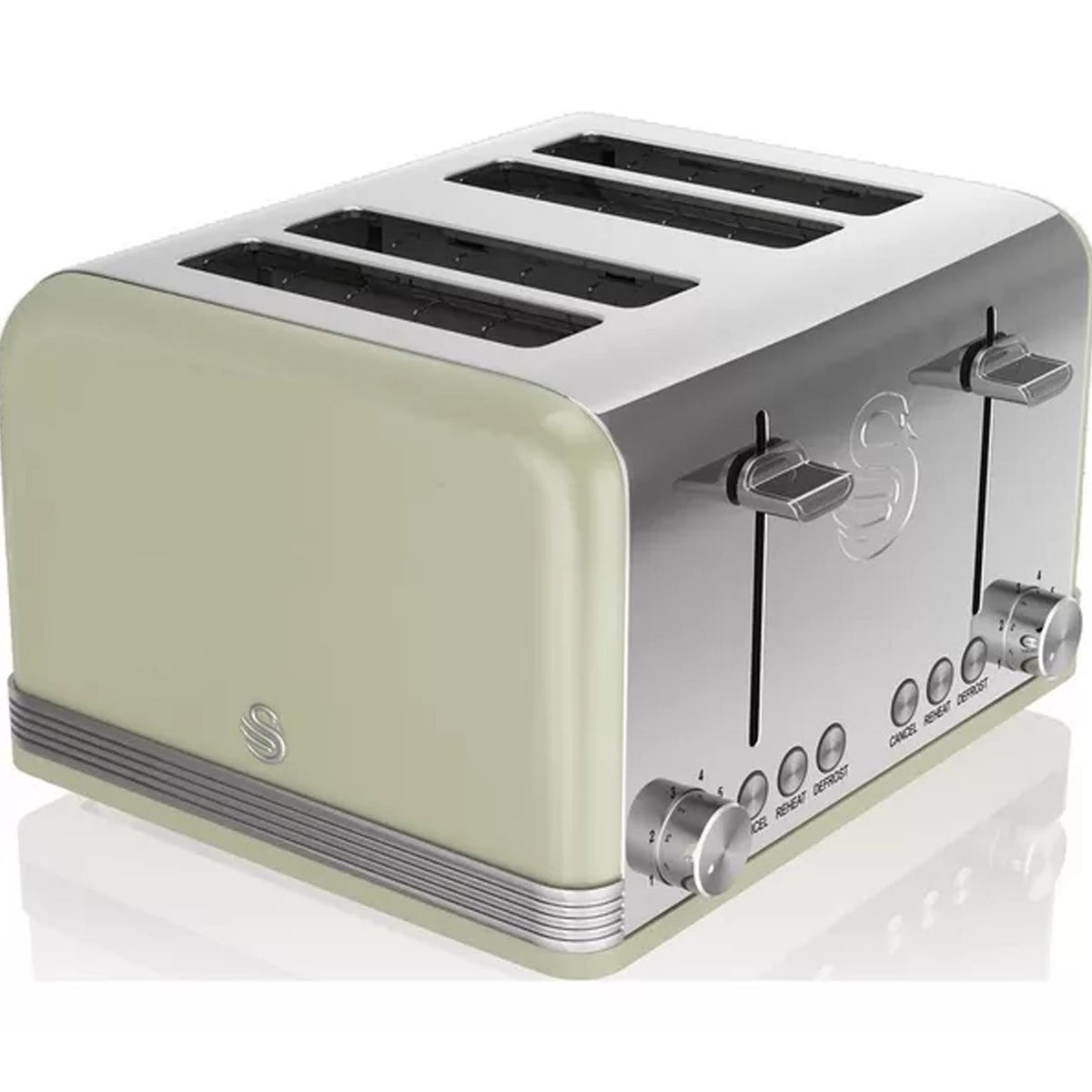 Swan Retro 4 Slice Toaster Green – Owncomforts