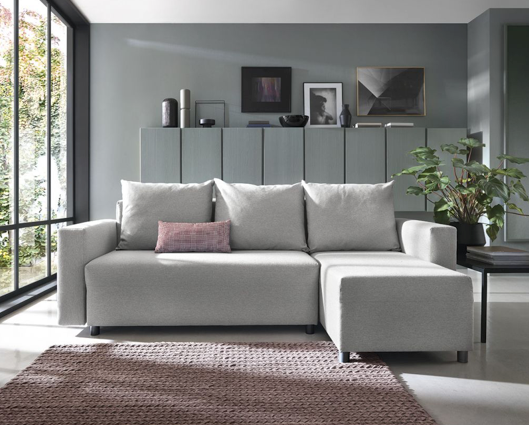 Otto Right Hand Facing Corner Sofa - Light Grey