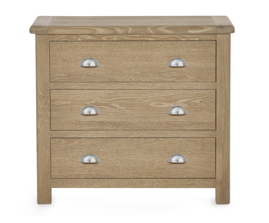 Malani Limed Oak 3 Drawer Chest