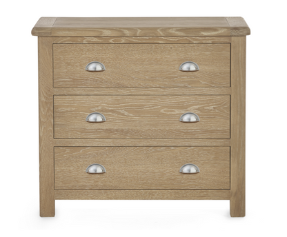 Malani Limed Oak 3 Drawer Chest