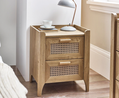 Saige 2 Drawer Bedside