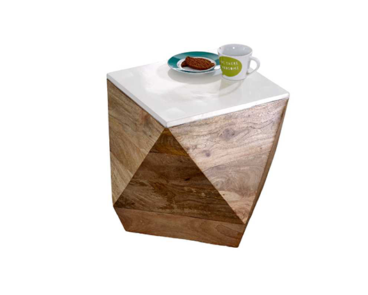 Arianna Side Table Solid Mango Wood