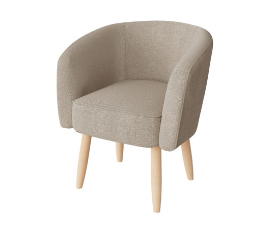 Finlee Boucle Chair- Natural Stone