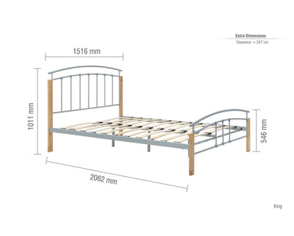 Tobias King Size Bed