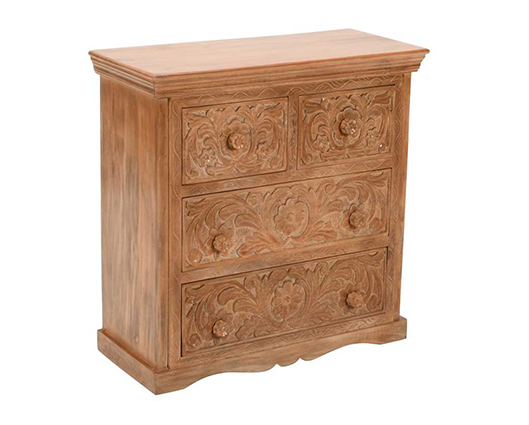 Athena Mango Wood Chest of Drawers