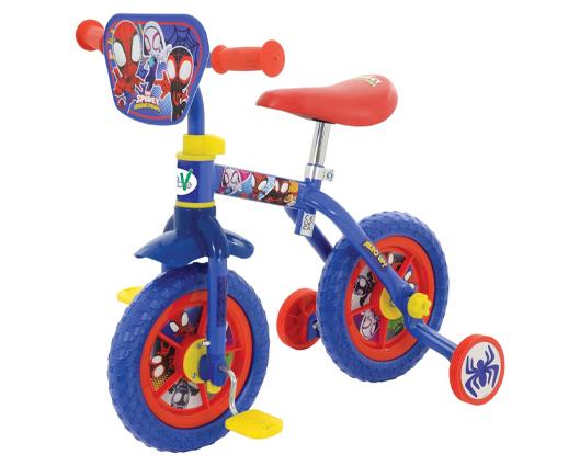 Spidey & His Amazing Friends 2 in1 10inch Training Bike