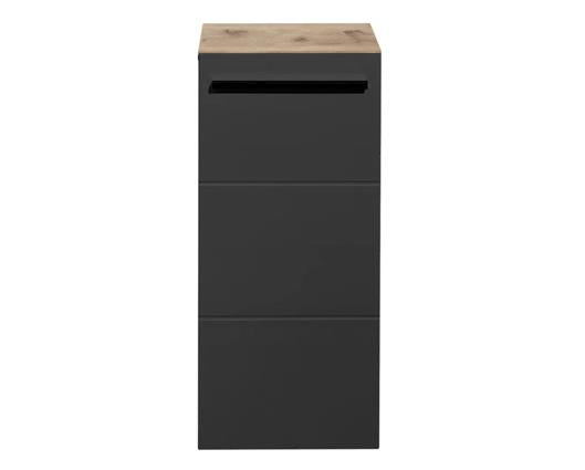 Vista Storage Cabinet Viking Oak & Black