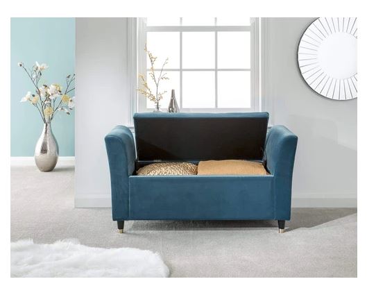 Glam Window Seat-Teal