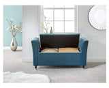 Glam Window Seat-Teal