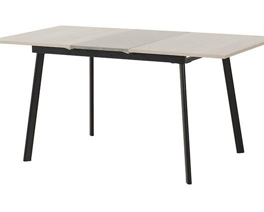 AVERY & LUKAS EXTENDING DINING SET (X4 CHAIRS) - CONCRETE/SAPPHIRE BLUE VELVET