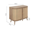 Noah 2 Door Sideboard - Oak
