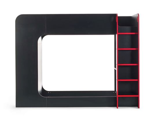 Gaming Bunk Bed- Black & Red