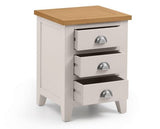 Vincent 3 Drawer Bedside