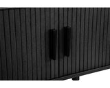 Axel Fluted Small TV Unit - Black