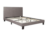 Berlin Fabric Bed Grey - Small Double