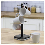 Swan Retro Mug Tree Black