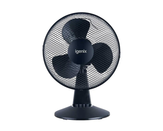 Igenix 12" Desk Fan Black