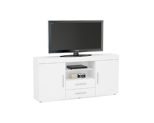Edgeware 2 Door 2 Drawer Sideboard- White