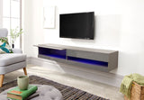 Graze LED 150cm Wall TV Unit-Grey
