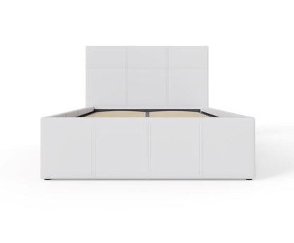 Sage Side Lift Single Ottoman- White