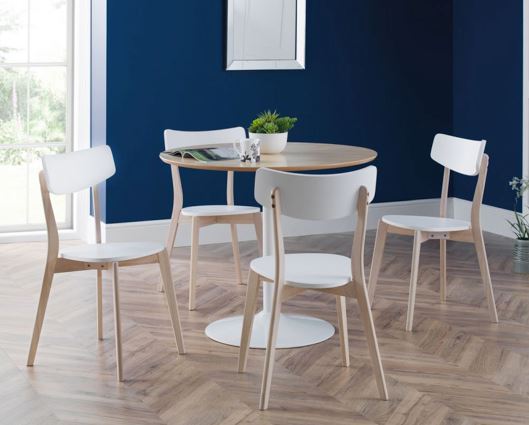 Bold White & Clara Dining Set