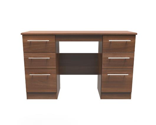 Sherwood Kneehole - Noche Walnut