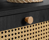 Croxley Rattan Coffee Table - Black