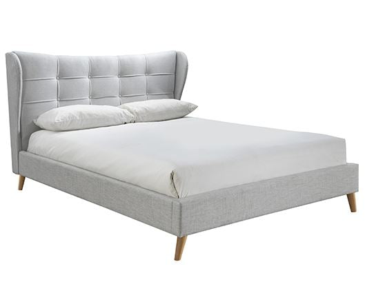 Harper Small Double Bed - Dove Grey