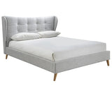 Harper Small Double Bed - Dove Grey