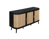 Noah 3 Door Sideboard - Black