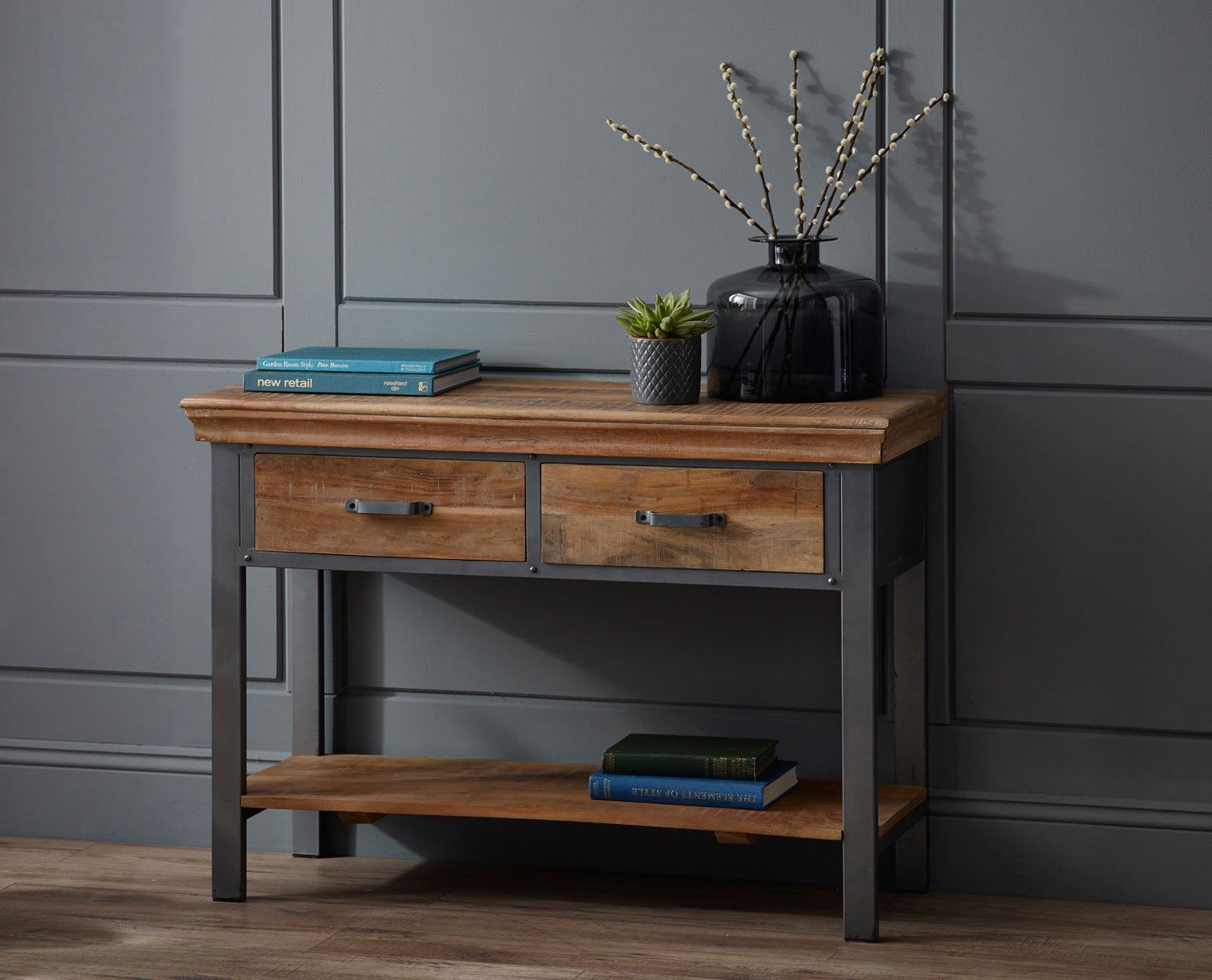 Dalax 2 Drawer Console Table