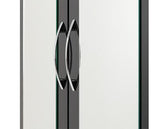 NEVADA 3 DOOR 2 DRAWER WARDROBE - BLACK GLOSS