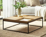 Ezra Square Tray Coffee Table Light Oak Effect
