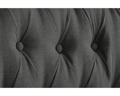 Valentino King Bed - Charcoal