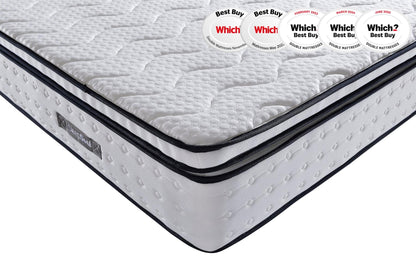 Roll Up Space 2000 Pocket Sprung Boxtop Mattress (35cm Depth) - King