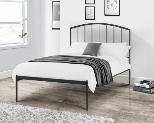 Onyx Double Bed - Grey