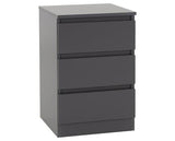MALVERN 2 DOOR WARDROBE BEDROOM SET - GREY