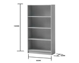 Traditional Tall Bookcase-Grey