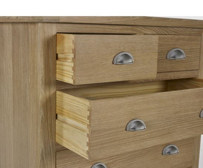 Malani Limed Oak 3+2 Drawer Chest